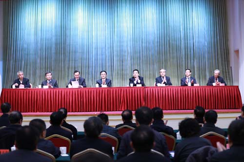 中國中共黨史學(xué)會和中國中共黨史人物研究會常務(wù)理事會聯(lián)席會議現(xiàn)場